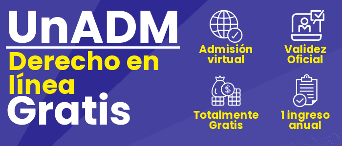 UnADM Formato Carreras Derecho