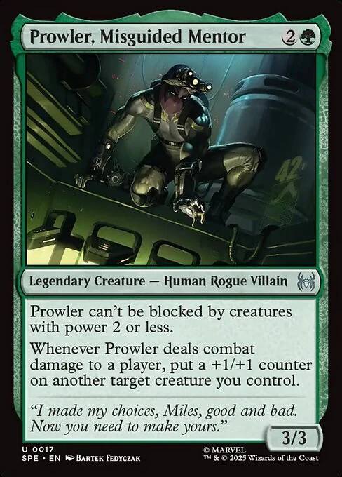 Prowler, Misguided Mentor
