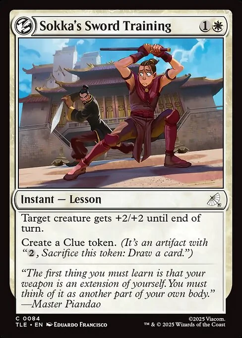 Sokka's Sword Training