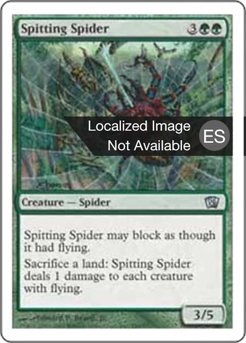 Araña escupidora