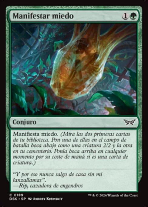 Manifestar miedo