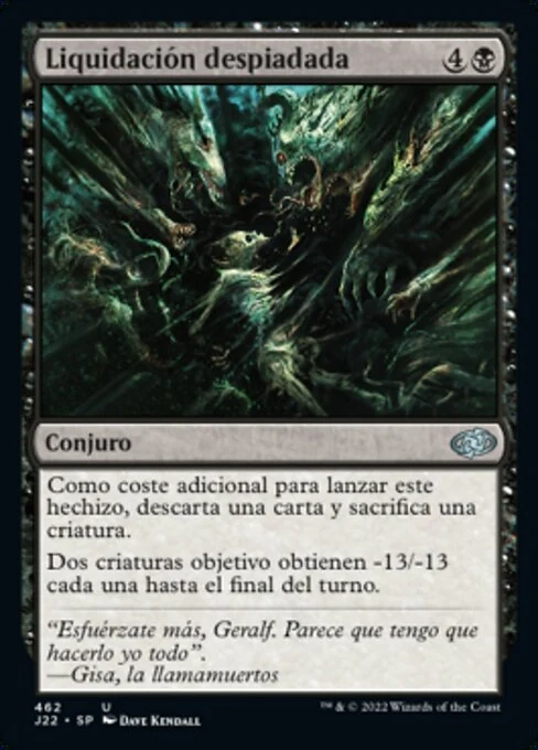 Liquidación despiadada