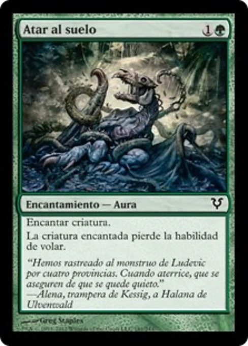 Atar al suelo