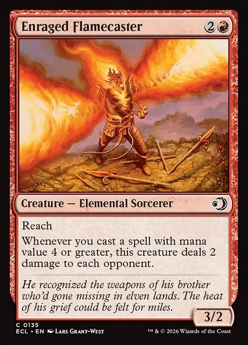 Evocallamas furioso