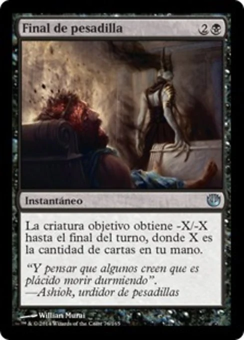 Final de pesadilla