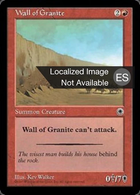 Muro de granito