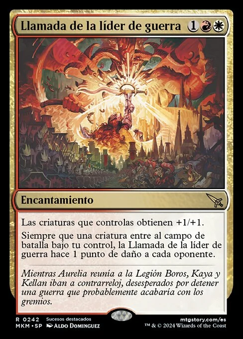 Llamada de la líder de guerra