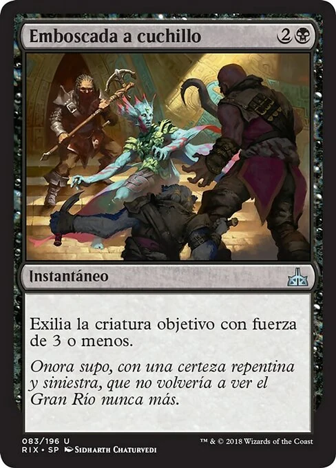 Emboscada a cuchillo