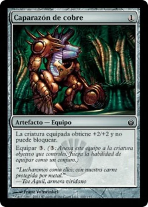 Caparazón de cobre