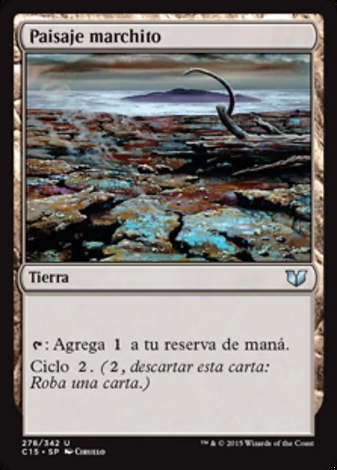 Paisaje marchito