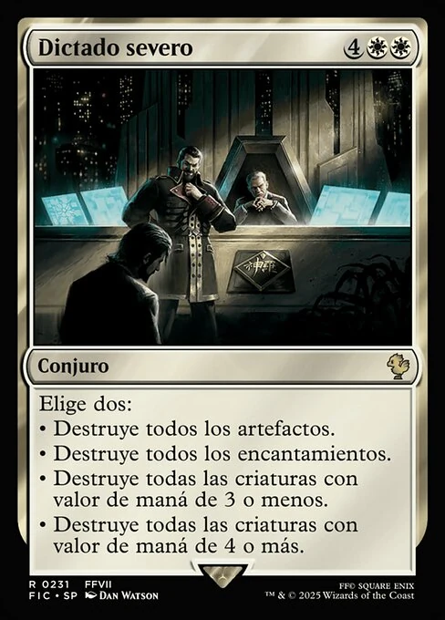 Dictado severo