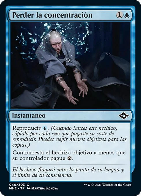 Perder la concentración