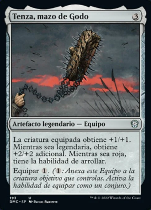 Tenza, mazo de Godo