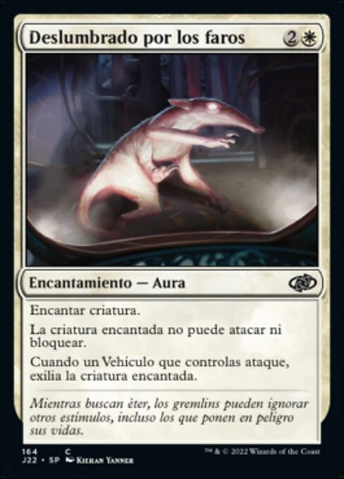 Deslumbrado por los faros