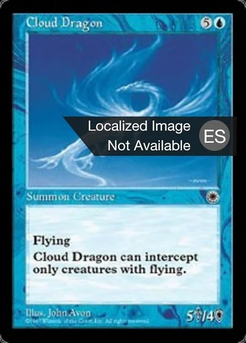Dragón las nubes