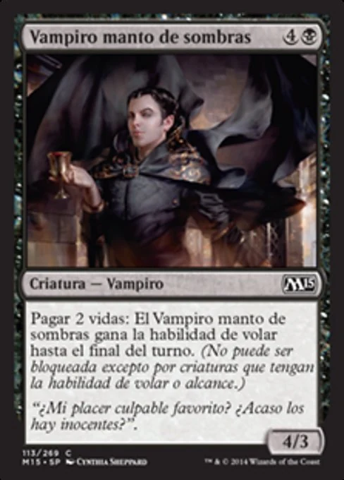 Vampiro manto de sombras