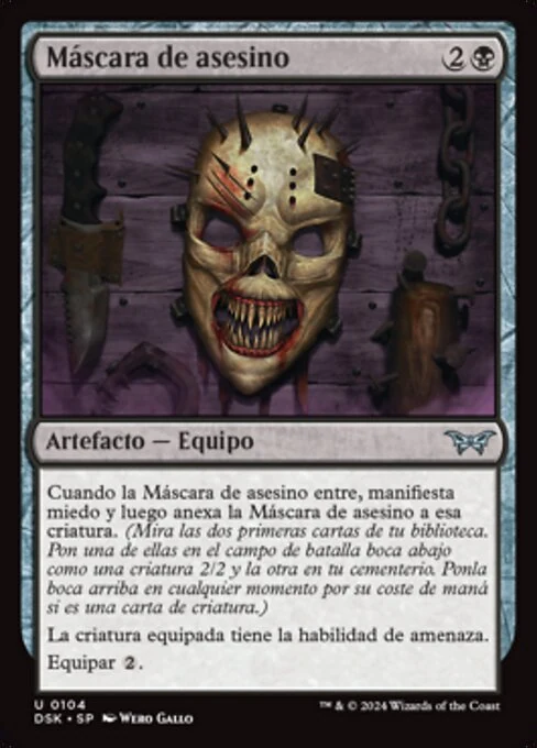Máscara de asesino