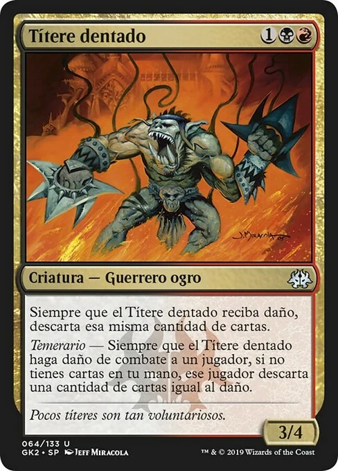 Títere dentado