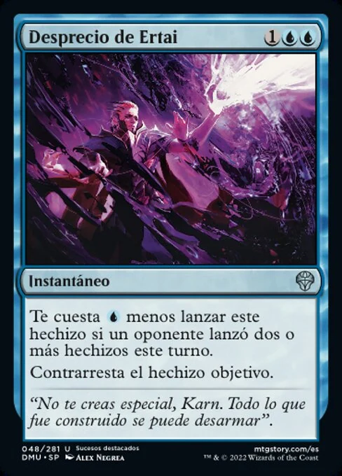 Desprecio de Ertai
