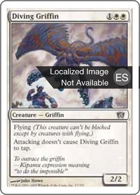 Grifo en picada