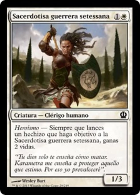 Sacerdotisa guerrera setessana