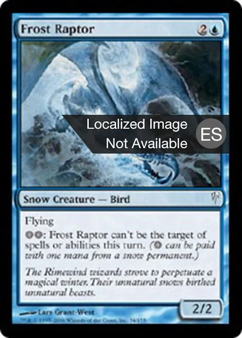 Ráptor escarchado