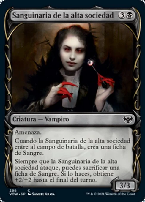 Sanguinaria de la alta sociedad