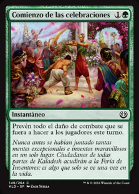 Comienzo de las celebraciones