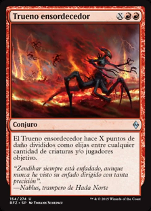 Trueno ensordecedor