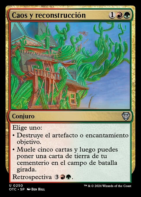 Caos y reconstrucción