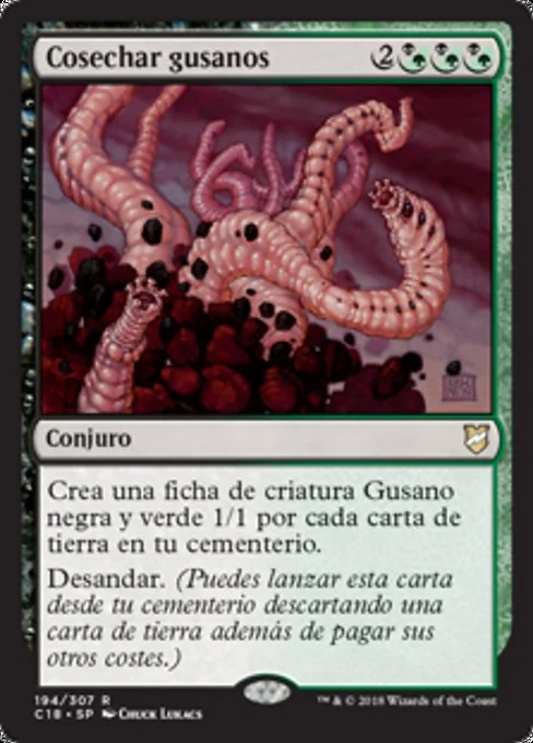 Cosechar gusanos