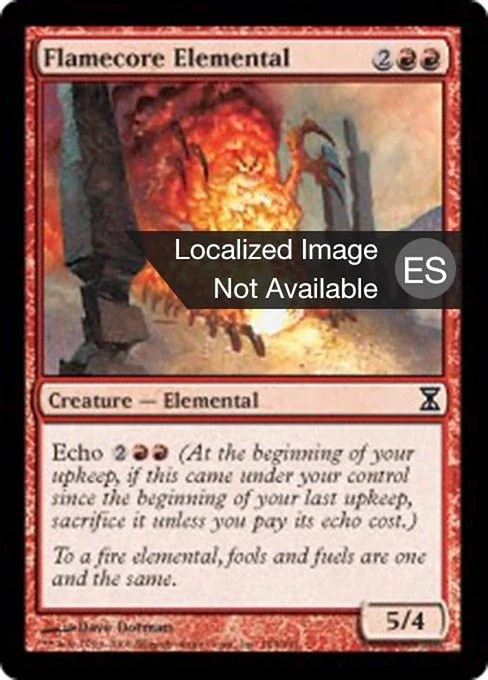 Elemental núcleo de llama