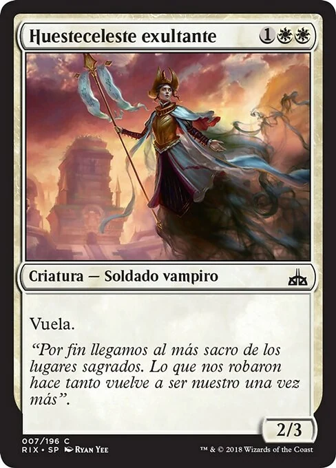 Huesteceleste exultante