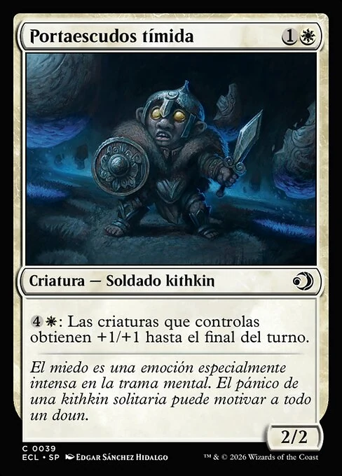 Portaescudos tímida