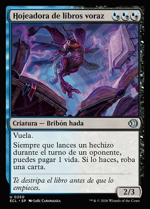 Hojeadora de libros voraz