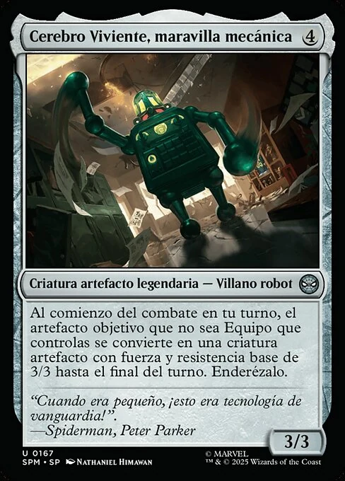 Cerebro Viviente, maravilla mecánica