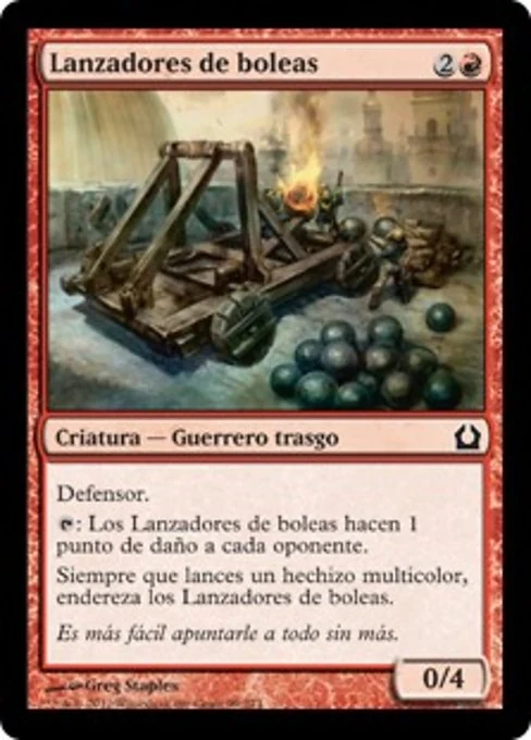 Lanzadores de boleas