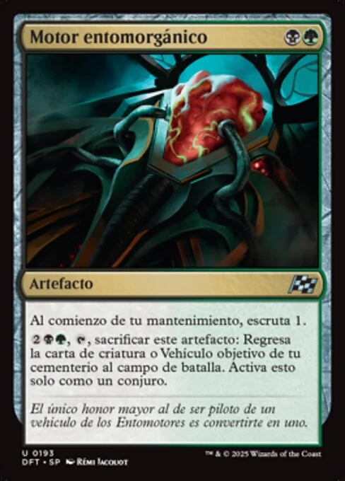 Motor entomorgánico