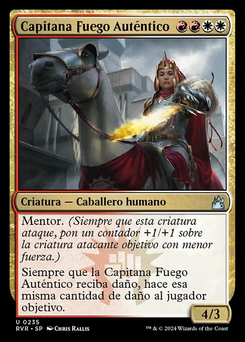 Capitana Fuego Auténtico