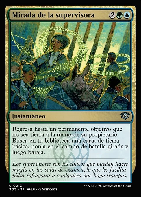 Mirada de la supervisora