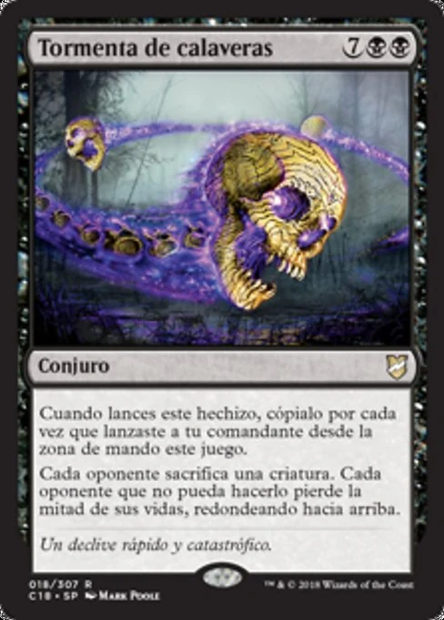 Tormenta de calaveras