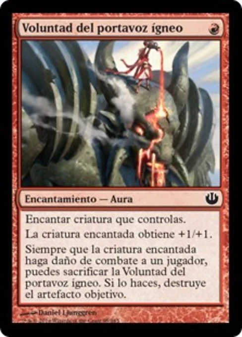 Voluntad del portavoz ígneo