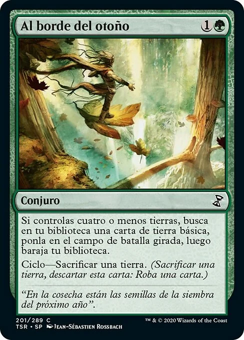 Al borde del otoño