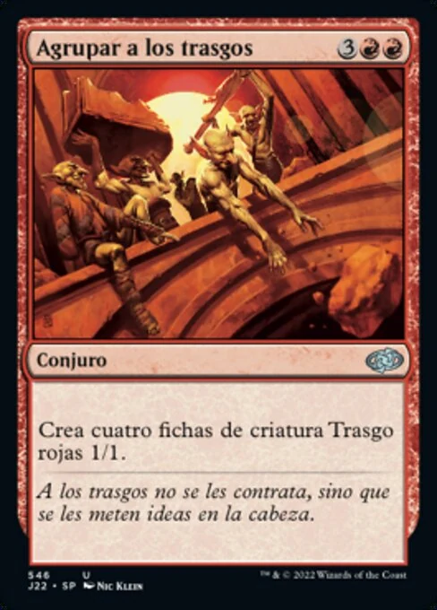 Agrupar a los trasgos