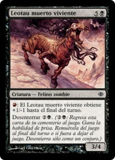 Leotau muerto viviente