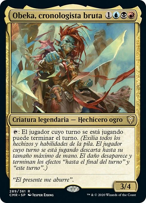 Obeka, cronologista bruta