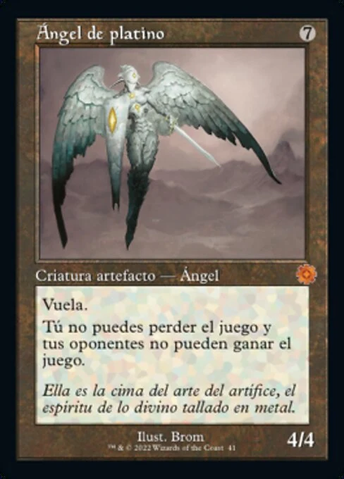 Ángel de platino