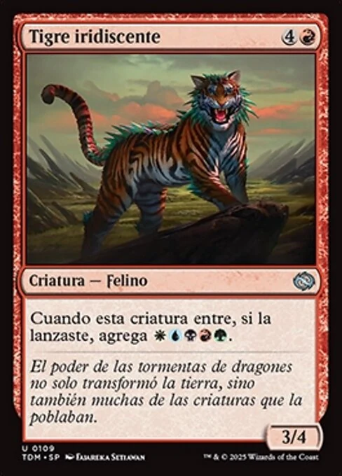 Tigre iridiscente