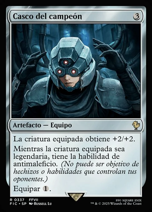 Casco del campeón