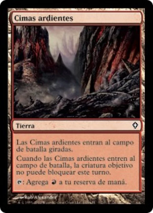 Cimas ardientes